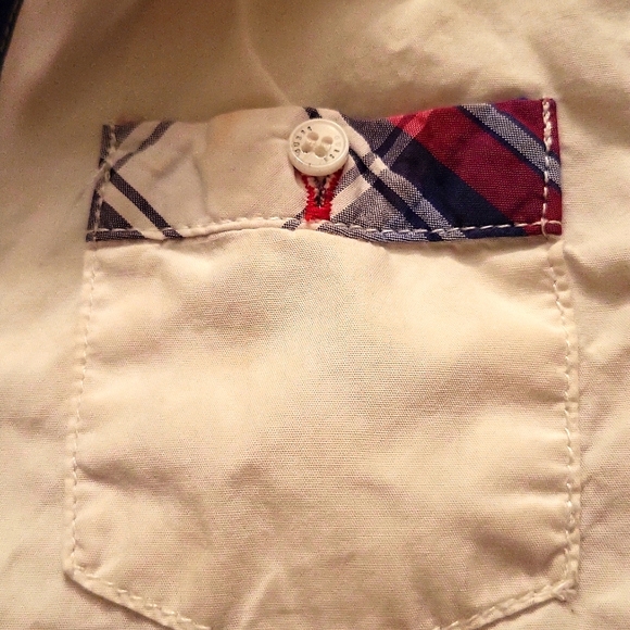 Guess white cotton button down shirt - Picture 4 of 7